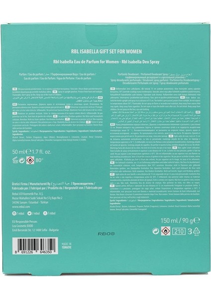 Rebul Rbl Isabella 50 ml Edp + Deodorant 150 ml modelleri
