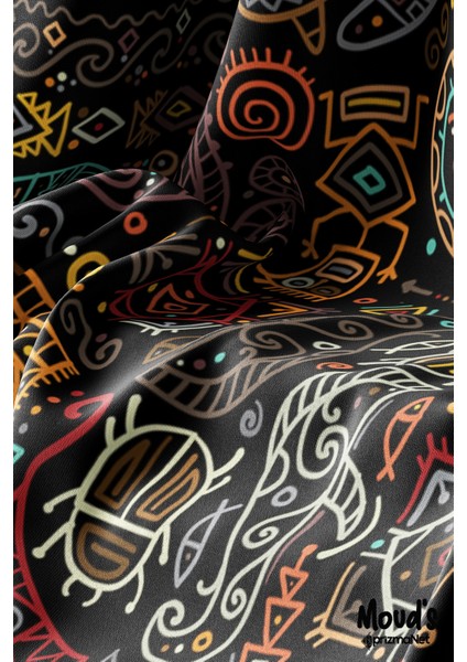 Hitit Figür 4 Desenli Süet Dertsiz Masa Örtüsü modelleri