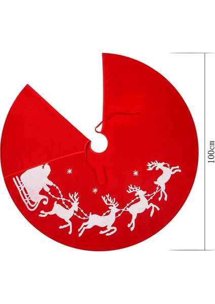 Adet Noel Ağacı Etek - 39,4 Inç Büyük Ağaç Etek (Yurt Dışından)