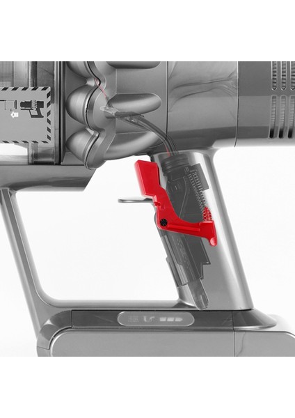 Dyson V10 V11 Için Tornavidalarla Yükseltilmiş Tetik Anahtarı Düğmesi (Yurt Dışından)