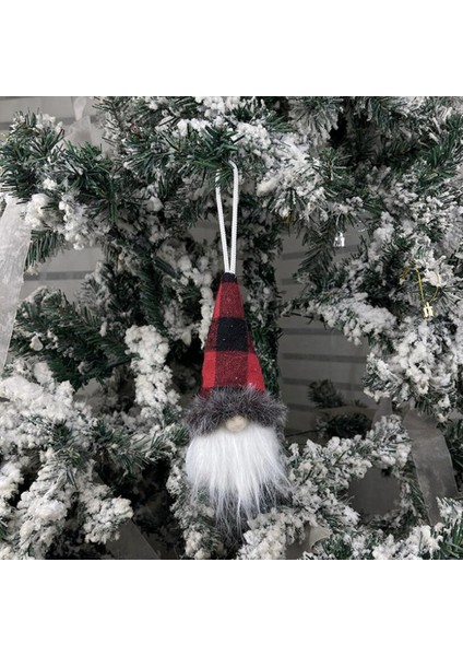Ev Için Mutlu Noel Süslemeleri Yüzü Olmayan Gnome Bebek, 4'lü Paket (Yurt Dışından)