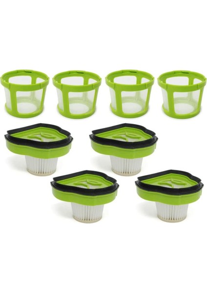 Bissell Pet Saç Silgisi Vakumu Için 4 Paket Filtre + 4 Örgü Filtre Çerçevesi (Yurt Dışından)