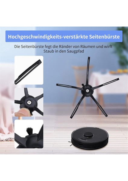 Roborock S7 Maxv Ultra Ana Yan Fırça Filtresi Paspas Toz Torbası Için (Yurt Dışından)