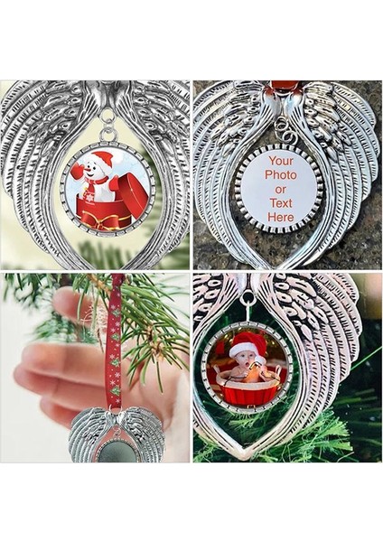 5 Adet Melek Kanadı Şekilli Kolye Noel Ağacı Süsleri-Altın (Yurt Dışından) fırsatları