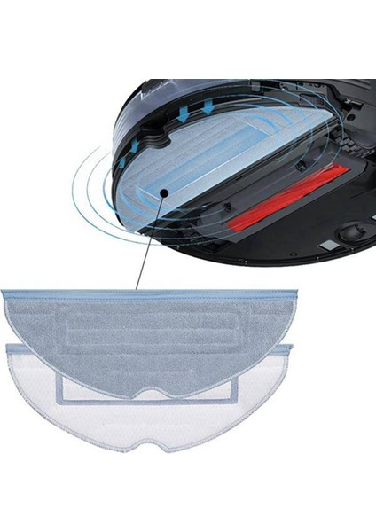 Roborock G10 S7 Için Ana Fırça Hepa Filtre Yan Fırça Paspas Bezi Pedleri (Yurt Dışından)