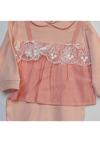 Çizgili Askılı Fırfırlı Tulum modelleri