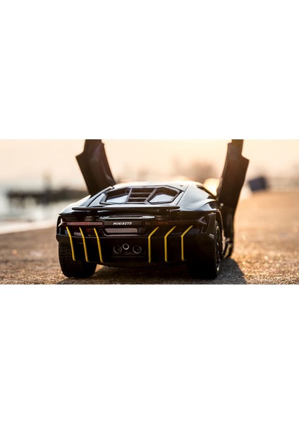 Lamborghini LP770 Gini Spor Araba Araba Modeli Döküm Araba Modeli Oyuncak Çocuk Ses ve Işık Geri Çekin Araba Çinko Alaşım Oyuncaklar Çocuklar Için Hediye (Siyah) (Yurt Dışından) fiyatları