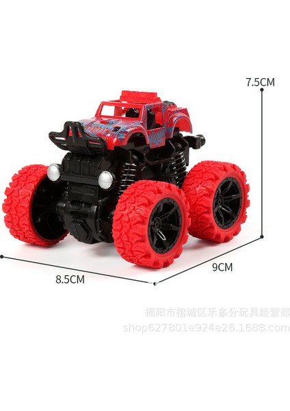 Kırmızı 4 Adet Çocuk Oyuncağı Dört Tekerlekten Çekiş Atalet Dublör Off-Road Araç Modeli Çocuk Oyuncak Araba Oyuncak Hediye (Yurt Dışından) fiyatları