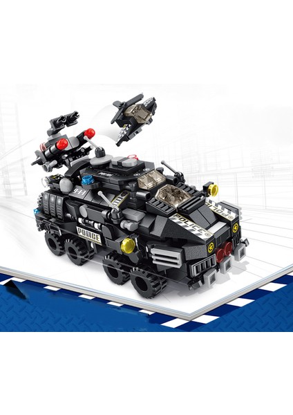 Yapı Taşları Boy City Inşaat Aracı Çocuk Eğitim Montajı Yapı Taşı Oyuncakları (Yangın Serisi 633009.) (Yurt Dışından)