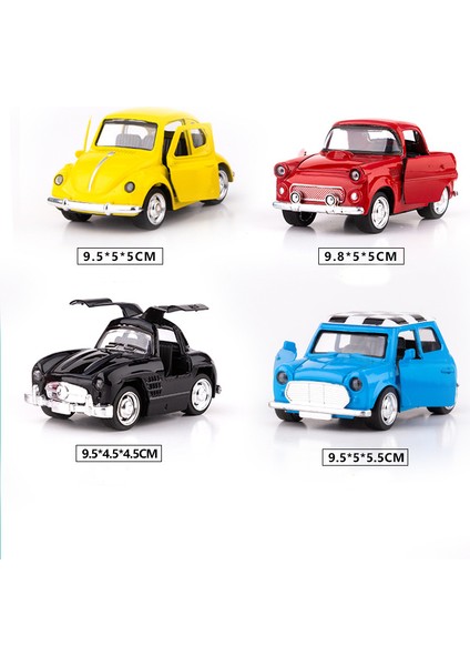 1:43 Karikatür Alaşım Araba Modeli Çocuk Oyuncak Araba Modeli Oyuncak Kapıyı Açmak Için Geri Çekin, Erkek Oyuncak Araba (Mercedes-Benz Siyah, 2 Paket) (Yurt Dışından) modelleri