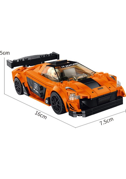 Çocuk Yapı Taşı Araba Montaj Modeli Geliştirme Zeka Yarışı Diy Çocuk Oyuncağı (Mckellen Pı Gtr 666025.) (Yurt Dışından)