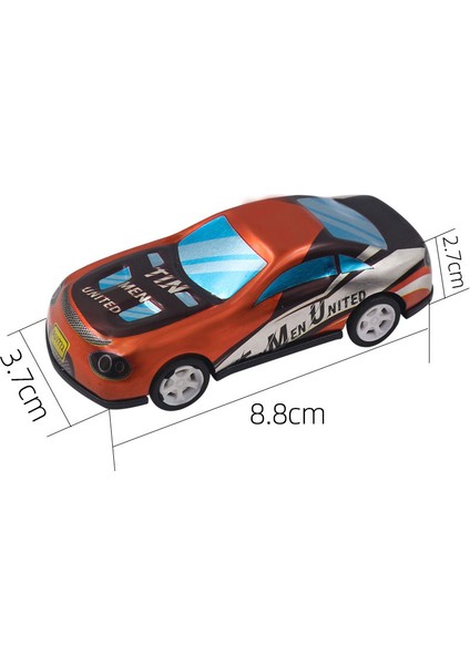Mini Metal Geri Çekilebilir Araba Atalet Araç Seti Model Çocuk Oyuncak Araba (Mor, 3 Paket) (Yurt Dışından)
