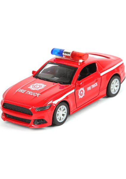 1: 36 Alaşım Polis Arabası Serisi Model Çocuk Oyuncak Araba Süsleri Geri Çekin Araba Modeli Çocuk Oyuncak (Ym Kırmızı, 2 Paket) (Yurt Dışından)