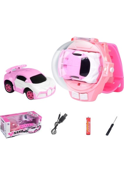 (1 Paket) Araba Saati Oyuncak Elektrikli Yarış Arabası Uzaktan Kumandalı Araba Araba Saati (Alaşım Tozu Bugatti (Şarj Edilebilir Versiyon + 7. Pil + Tornavida)) (Yurt Dışından)