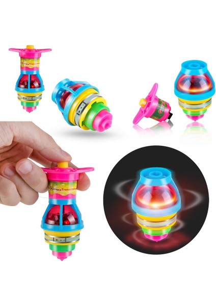 Saytay 15-Pack LED Işık Up Yanıp Sönen Ufo Topaçlar Jiroskop ile Yenilik Toplu Oyuncaklar Parti Iyilik ST-001 (Yurt Dışından)