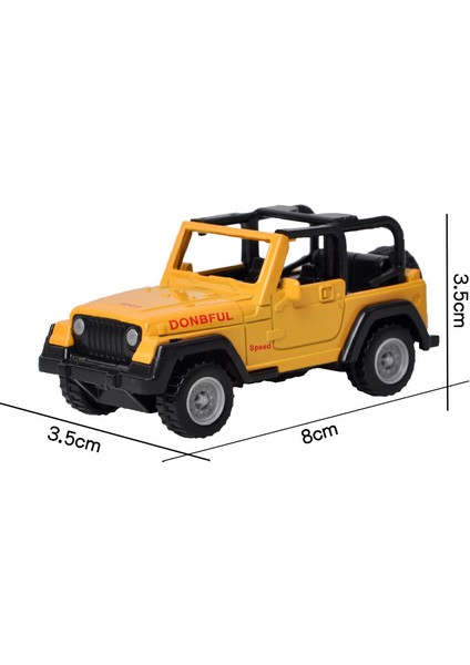 Çocuk Oyuncak Alaşım Araba Simülasyonu Off-Road Akrep Jeep Modeli Hediye (Kayma Mühendisliği Taşıyıcı, 2 Paket) (Yurt Dışından)