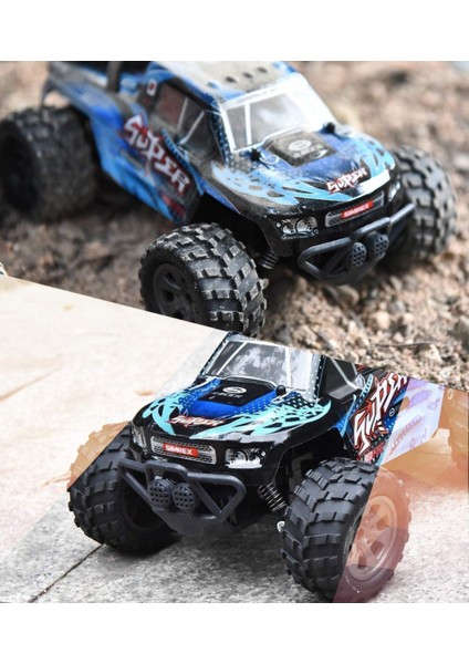 1/18 Ölçekli Rc Arabalar C4WD Uzaktan Kumanda Araba Tüm Arazi Yüksek Hızlı 20KM/H Off-Road Kamyon Erkek Kızlar Için, Rc Paletli Araba Oyuncak Hediye 5-12 Yaş Çocuklar Için, Mavi (Yurt Dışından)
