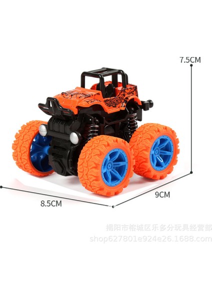 Turuncu 4 Adet Çocuk Oyuncağı Dört Tekerlekten Çekiş Atalet Dublör Off-Road Araç Modeli Çocuk Oyuncak Araba Oyuncak Hediye (Yurt Dışından) fiyatları