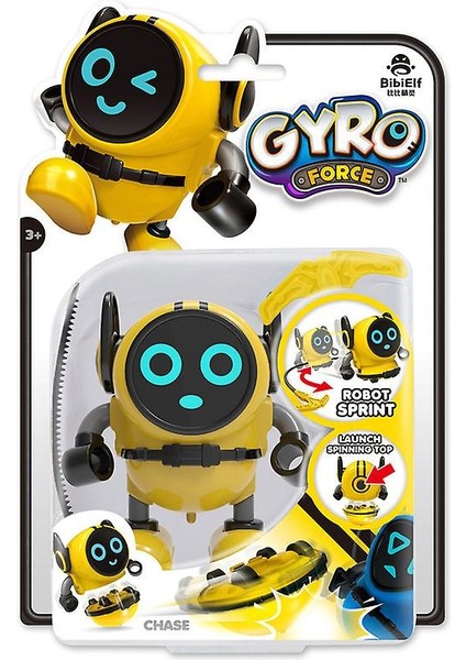 Gyro Xiaobao Çekme Cetveli Gyro Clockwork Oyuncak Araba Robot Kuvvet Kontrolü Çekme Cetveli Gyro (Yurt Dışından)