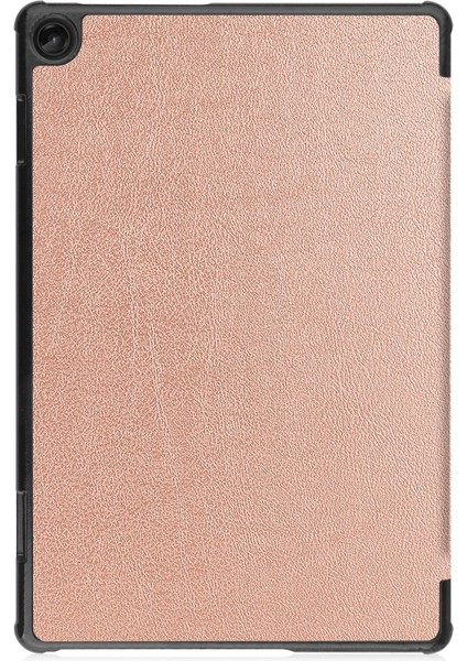 Uyumlu Lenovo Tab M10PLUS 3. Nesil Tablet Kılıfı Için 10.6" Ince Üç Katlı Stand Akıllı Kapak, Çoklu Görünüm Standı Sert Kılıf Folyo Kapak Otomatik Uyku/uyandırma Koruması Pembe Altın (Yurt Dışından)