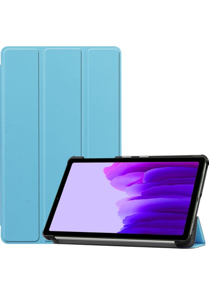 Galaxy Tab A7 Lite Kapak 8.7" 2021 SM-T220 T225 Için, 8.7" Samsung Galaxy Tab A7 Lite 2021 Için Ince Hafif Kapak Standı Kılıfı - Mavi (Yurt Dışından)