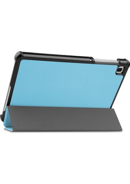 Galaxy Tab A7 Lite Kapak 8.7" 2021 SM-T220 T225 Için, 8.7" Samsung Galaxy Tab A7 Lite 2021 Için Ince Hafif Kapak Standı Kılıfı - Mavi (Yurt Dışından) fırsatları
