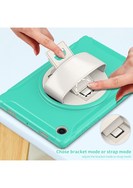 Samsung Tab A8 10.5 Inç Koruyucu Kapak X200/X205 Üç Geçirmez Tablet Her Şey Dahil Dönen Koruyucu Kapak Turuncu (Yurt Dışından) indirimleri