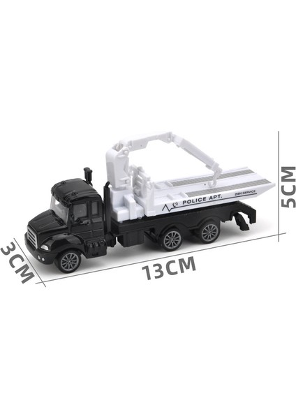 Swat Alaşım Araba Polis Karavanı Çocuk Çocuk Düşmeye Dayanıklı Model Araba Oyuncak Araba (1:64 Kurtarma Serisi-Düz Araba, 2 Paket) (Yurt Dışından)