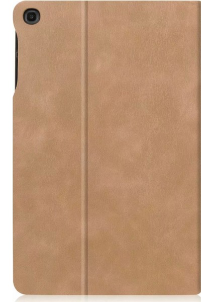 Galaxy Tab A 10.1 Kılıf 2019 Model T510 T515 Için, 10.1" Galaxy Tab A Tablet SM-T510 SM-T515 Için Ince Hafif Standlı Kılıf - Açık Kahverengi (Yurt Dışından)