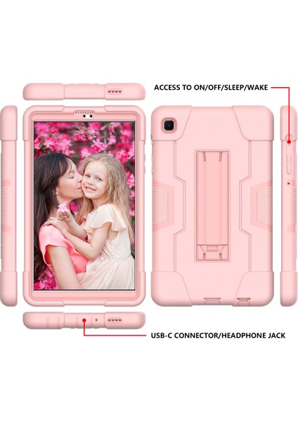 Galaxy Tab A7 Lite 8.7 Kılıf Için, Samsung Galaxy Tab A7 Lite 8.7 2021 Model SM-T220/SM-T225(ROSE Gold) Için Ağır Hizmet Tipi Sağlam Tam Gövde Hibrid Darbeye Dayanıklı Düşme Kılıfı (Yurt Dışından) fırsatları