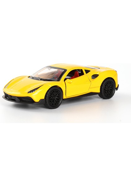 Alaşım Off-Road Araba Modeli Çocuk Oyuncak Araba Süsleri (Fara L-Sarı [sessiz Işık, 12CM, Üç Kapı]) (Yurt Dışından)