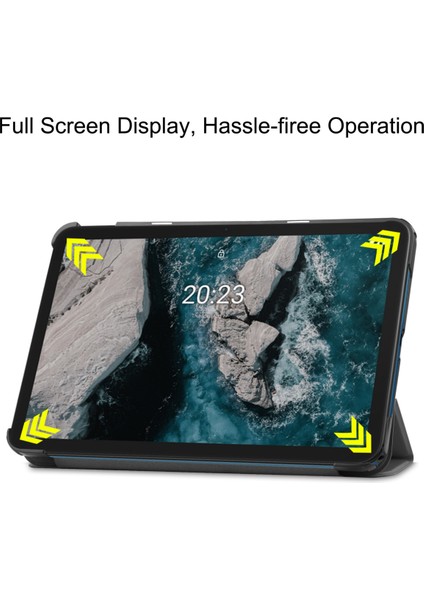 Nokia Tablet T20 Kılıf Için, Nokia Tablet T20 (TA-1392) Için Slim Shade Üç Katlı Stand Sert Kabuk Kılıf 2021'DE Çıktı 10.36" (Rose Gold) (Yurt Dışından) modelleri