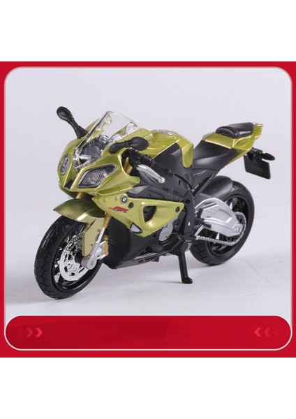 Bmw S1000RR 1:18 Motosiklet Modeli Oyuncak Motosiklet Tabanı ile (Yurt Dışından)