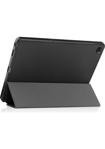 Uyumlu Lenovo Tab M10 Plus Tablet Kılıfı Için 10.6" Ince Üç Katlı Stand Akıllı Kapak, Çoklu Görünüm Standı Yumuşak Kılıf Folyo Kapak Otomatik Uyku/uyanma Koruması Kırmızı (Yurt Dışından)