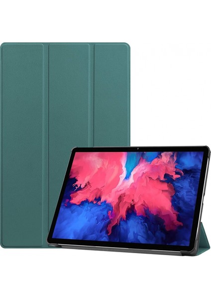 Lenovo Tab P11 Plus Kapak 2021 Için, Lenovo Tab P11 TB-J616F J606F Tablet Için Kapak, Koyu Yeşil (Yurt Dışından)
