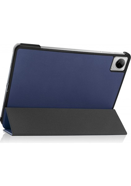 Vivo Pad 11" Için, Üç Katlı Akıllı Tablet Kılıfı, Pc Arka Kapağı Ince Kapak Çoklu Görünüm Standı Vivo Pad 11" Için Sert Kılıf Kapağı Otomatik Uyutma/uyandırma Tablet Kılıfı Koyu Mavi (Yurt Dışından) fırsatları