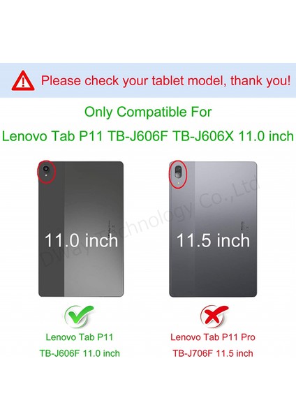 Lenovo Tab P11 Plus Kapak 2021 Için, Lenovo Tab P11 TB-J616F J606F Tablet Için Kapak, Kırmızı (Yurt Dışından) fiyatları