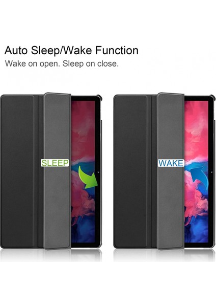 Lenovo Tab P11 Plus Kapak 2021 Için, Lenovo Tab P11 TB-J616F J606F Tablet Için Kapak, Kırmızı (Yurt Dışından) fırsatları