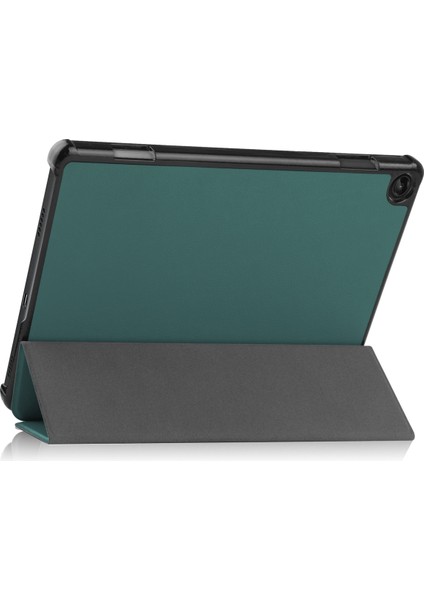 Uyumlu Lenovo Tab M10PLUS 3. Nesil Tablet Kılıfı Için 10.6" Ince Üç Katlı Stand Akıllı Kapak, Çoklu Görünüm Standı Sert Kılıf Folyo Kapağı Otomatik Uyku/uyandırma Koruması Yeşil (Yurt Dışından)
