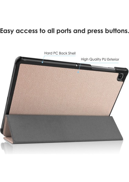 10,4 Inç (SM-T500 T505 ) Için, 10,4 Inç Samsung Tab A7 Tablet 2020 Için Koruyucu Stand Kılıfı Hard Case Kapak - Yeşil (Yurt Dışından) modelleri