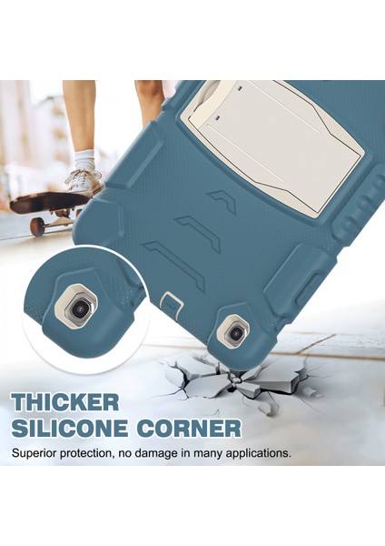 2019 Samsung Tab 10.1 Tablet Pc Için Kapak T515 Silikon Anti-Damla Kapak T510 Standı Her Şey Dahil Kapak Mavi (Yurt Dışından) fiyatları