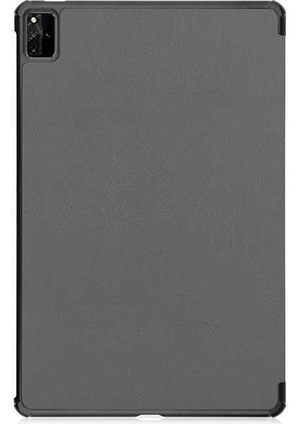 Huawei Matepad Pro 12.6 2021 Tablet Kılıfı Için Hafif Üç Katlı Stand Pc Sert Arka Kapak Kapak Tüm Vücut Sağlam Darbeye Dayanıklı Kapak(Renk: Gri) (Yurt Dışından) fiyatları