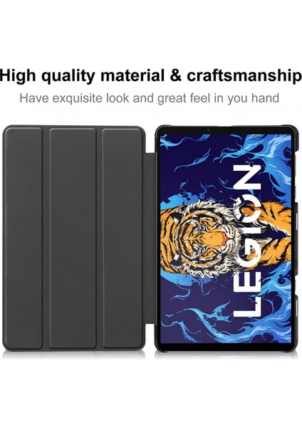 Lenovo Legion Y700 Için 8.8 Inç Üç Katlı Akıllı Tablet Kılıfı, Ince Kılıf Çoklu Görünüm Standı Sert Kılıf Kapak Tablet Için Otomatik Uyku/uyandırma Kapağı (Renk: Siyah) (Yurt Dışından) fiyatları