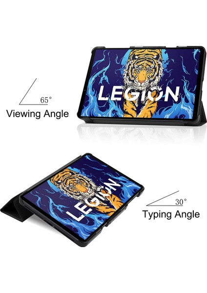 Lenovo Legion Y700 Için 8.8 Inç Üç Katlı Akıllı Tablet Kılıfı, Ince Kılıf Çoklu Görünüm Standı Sert Kılıf Kapak Tablet Için Otomatik Uyku/uyandırma Kapağı (Renk: Siyah) (Yurt Dışından) fırsatları