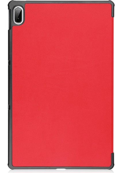 Lenovo Tab P11 Pro Case 11" 2021 (TB-J607F ), Lenovo Tab P11 Pro 11" Tablet Için Ince Hafif Akıllı Kapak Üç Katlı Parantez Folio Kılıf 2021'DE Çıktı - Kırmızı (Yurt Dışından) fırsatları