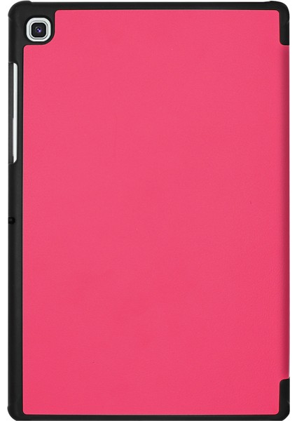 Galaxy Tab S5E Kılıf Için, Samsung Galaxy Tab S5E SM-T720 Için Otomatik Uyku/uyandırma Fonksiyonlu Akıllı Telefon Kılıfı Üç Katlı Stand Ince ve Hafif; SM-T725 Gül Kırmızısı (Yurt Dışından) modelleri