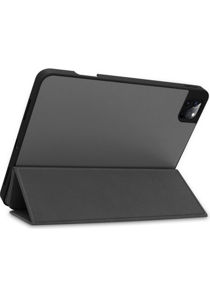 iPad Pro 11" Kılıf 2021 Için, [apple Kalem Şarjını Destekleyin] iPad Pro 11" 2021 Için Ince Üç Katlı Ciltli Kılıf Akıllı Kapak ve Otomatik Uyandırma/uyku Özellikli Kalem Tepsisi, Gri (Yurt Dışından) modelleri