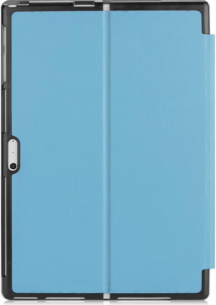 Microsoft Surface Pro4/5/6/7 Için Stand Kapağı Kalem Tutucu 12.3" Tablet Hafif Sert Kılıf (Açık Mavi) (Yurt Dışından)