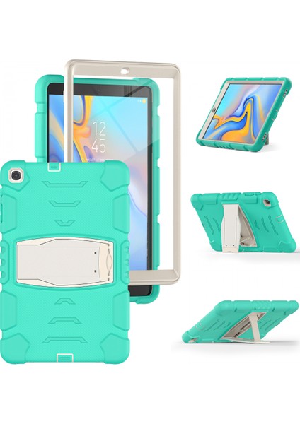 2019 Samsung Tab 10.1 Tablet Pc Için Kapak T515 Silikon Damla Kılıf T510 Stand Her Şey Dahil Kapak Nane Yeşili (Yurt Dışından)