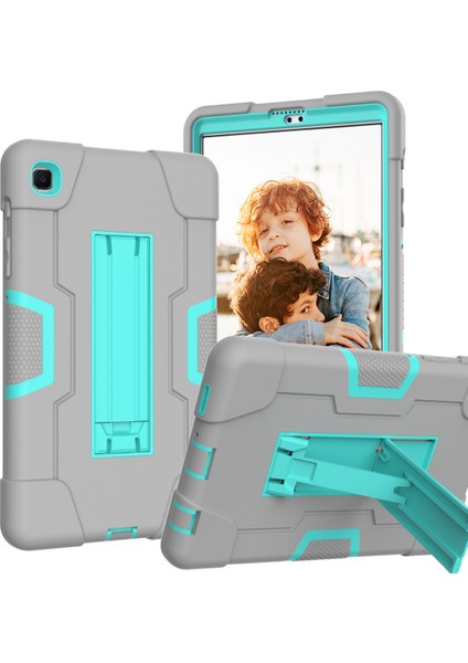 Galaxy Tab A7 Lite 8.7 Kılıf Için, Samsung Galaxy Tab A7 Lite 8.7 2021 Model SM-T220/SM-T225(GRI) Için Ağır Hizmet Tipi Sağlam Tam Gövde Hibrid Darbeye Dayanıklı Düşme Kılıfı (Yurt Dışından)